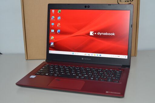 中古美品軽量ノートパソコン 東芝dynabook P1-S6LD-BR 13.3型 Windows11+office core i5-8250U 爆速SSD512GB メモリ8GB 無線 webカメラ搭載