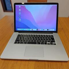 最上位モデルMacBook pro 15,4型 i7 