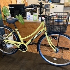 前輪タイヤ・前輪チューブ新品！】LEDオートライト 6段変速 27インチ