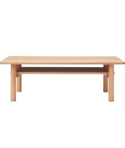無印良品 木製ローテーブル・オーク材 幅110×奥行55×高さ35cm 82219166