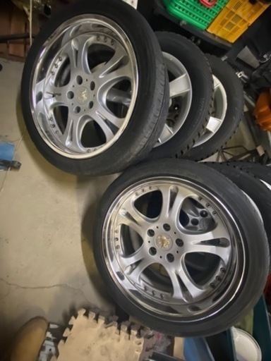 18インチ9jオフセット不明？weds kranze ケルベロスドリケツドリフト  