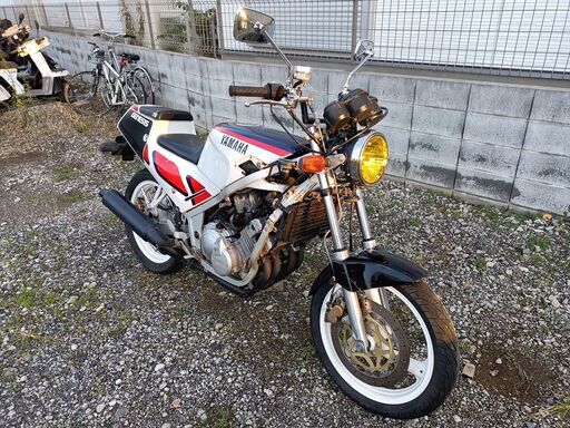 ヤマハ FZR250 2KR バーハン仕様 始動OK カスタム レストアベースに