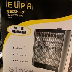 EUPA電気ストーブ　ブラック