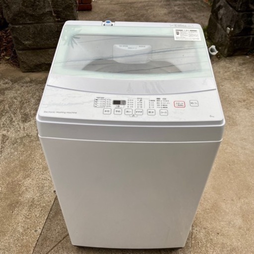 ✨【値引き】ニトリ6kg洗濯機2019年製・中古美品