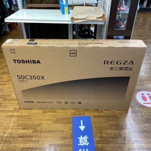 4K液晶テレビ　TOSHIBA 50C350X