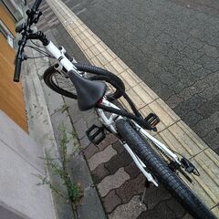 美品☆[GIANT] SNAP(スナップ)26吋 Fサス搭載MTB アルミ/21speed/ホワイト
