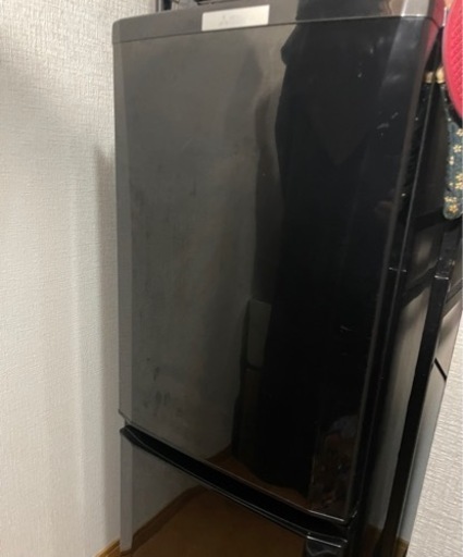 【美品】MR-P15Z-B [サファイアブラック]三菱電機 冷蔵庫