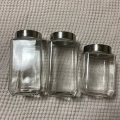 ニトリ　ガラス　保存瓶　保存容器