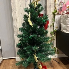 【決まりました】クリスマスツリー 90cm フルセット