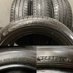 BS BRIDGESTONE ECOPIA NH100RV 215/60R17 17インチ 夏タイヤ 4本 バリ溝 エスティマ アルファード オデッセイ等　(TH975)クレジットカード QRコード決済可能