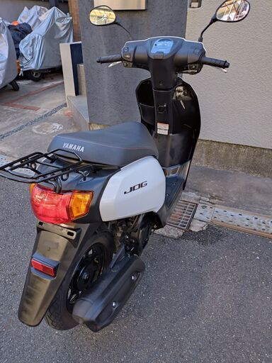 【白銀創舵】ヤマハ JOG(AY01)4ST-FI車　2021年式・距離浅!! 自賠責付 白銀創舵】ヤマハ JOG(AY01)4ST-FI車 2021年式・距離浅!! 自賠責