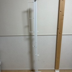 tower山崎実業(Yamazaki) 折り畳み 室内物干し ホワイト
