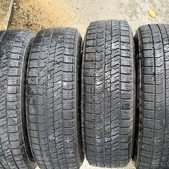 165/65R14 スタッドレス　PCD100 ルーミー　溝あり