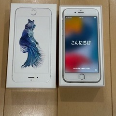 iPhone6s 64G SIMロック解除　silver