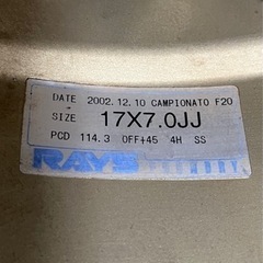 カンピオナート F20 4穴 ホイール 4本