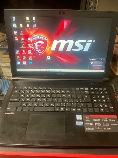 MSi ゲーミングノート　GL62 6QC