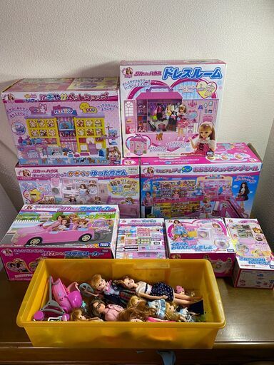 ［決まりました】りかちゃん　人形　リカちゃん ハウス　ドレスルーム　ペットショップ　まとめ売り
