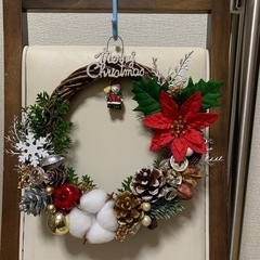 ハンドメイド　クリスマスリース　②