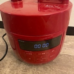【無料】炊飯器　3号　赤色