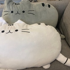 猫　クッション(2個セット)