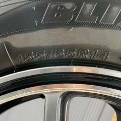 155/65R14スタッドレス　ホィール付