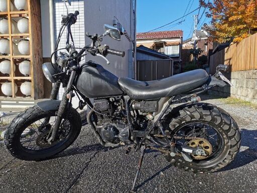 TW225 2オーナー 実走行約8500km スカチューン 自賠令和7年9