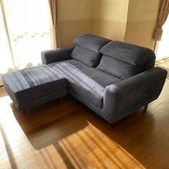 【受け渡し確定済】オットマン付ソファ