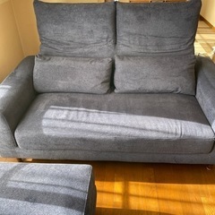 【受け渡し確定済】オットマン付ソファ