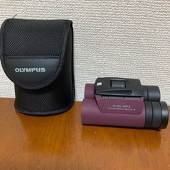 OLYMPUS 双眼鏡 8x25 小型軽量 防水 パープル 8X...