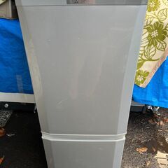 動作品　２ドア冷蔵庫　三菱　MR-P１５Z-S　簡易清掃済