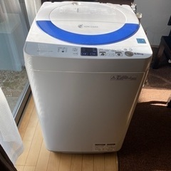 シャープ　5.5kg 全自動洗濯機　ES-55E9-KB