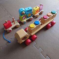 木製車のおもちゃ