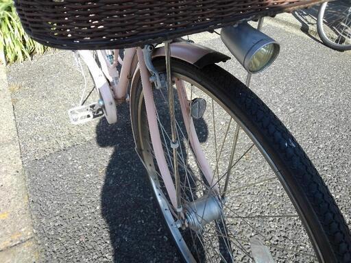 中古自転車2811前後タイヤ新品！ブリヂストン2016年カジュナDX  