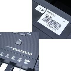 元箱付き ポータブルキーボード YAMAHA PSR-E263 ポータトーン 61鍵盤