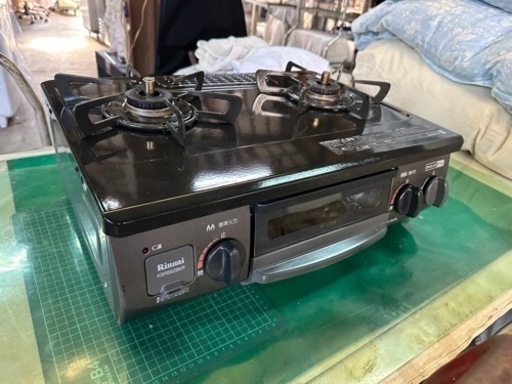 □2020年製 リンナイガステーブル KSR562BKR□LPガス用 大人気 □2020年製 リンナイガステーブル KSR562BKR□LPガス用 大人気