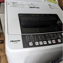 洗濯機　5.5L HISENSE 2018年式