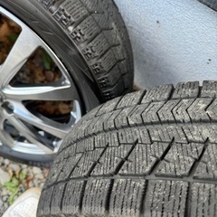（決まりました）165/55R15 BRIDGESTONE/VRX 20年製 T.R.G 15インチ 4.5J ＋45 100 4H スタッドレス 4本 ハスラー フレア