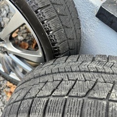 （決まりました）165/55R15 BRIDGESTONE/VRX 20年製 T.R.G 15インチ 4.5J ＋45 100 4H スタッドレス 4本 ハスラー フレア
