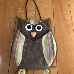 🦉かわいいフクロウの小物入れ✨　ハンドメイド🌸