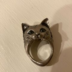 人気ブランド・MILK かわいい猫の指輪　9号　定価6300円