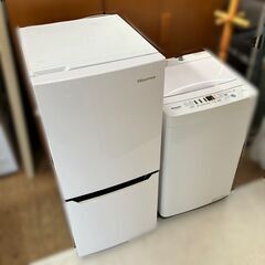 受付終了】冷蔵庫＆洗濯機（一人暮らし家電セット）充実の保証付き 