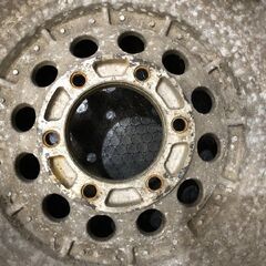 社外ホイール 15インチ 4本 8.5J6HPCD139.7約-33 深リム レンコン 