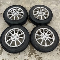 取引予定者決まりました】スタッドレスタイヤ ホイール付き 4本 165/70/R14