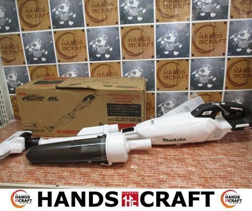 マキタ　makita　CL001G　充電式クリーナー　中古品　本体のみ　36V　サイクロンアタッチメント付　【ハンズクラフト宜野湾店】