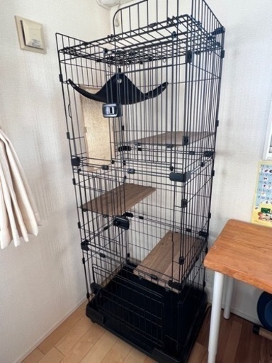 猫用 ペットケージ スリム高層5階➕屋上あり