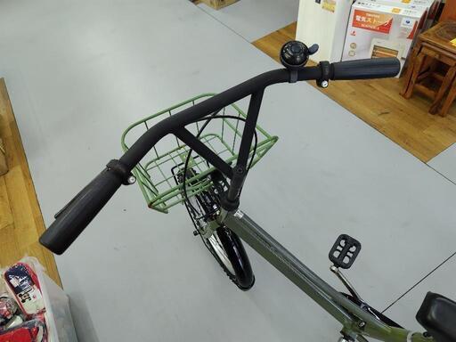 J033☆カギ無し色褪せ☆ミニベロ自転車☆APRES MIDI☆20インチ