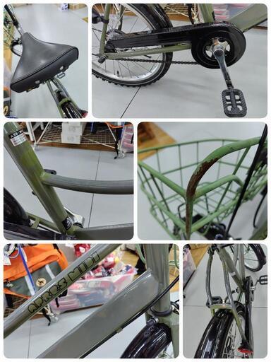 J033☆カギ無し色褪せ☆ミニベロ自転車☆APRES MIDI☆20インチ