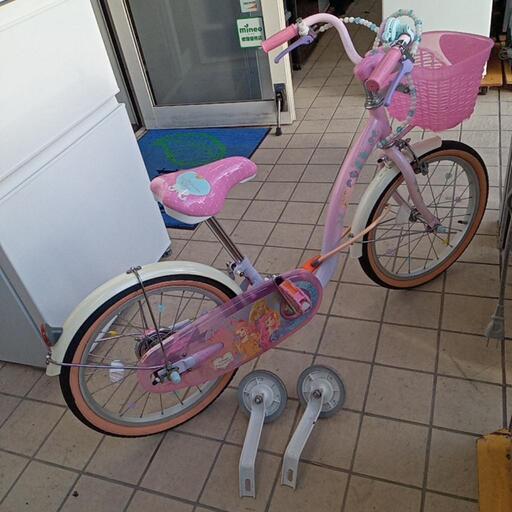 ★子供用自転車 ディズニープリンセス　ゆめカワ18インチ 自社配送時代引き可※現金、クレジット、スマホ決済対応※