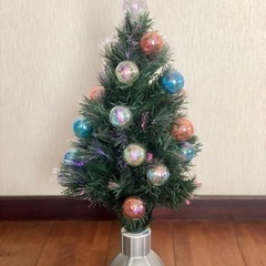 クリスマスツリー　ファイバーツリーボール　60cm
