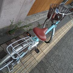 【本体のみ】[Panasonic] ViVi・LU 26吋電動アシスト自転車(エアリーブルー)
